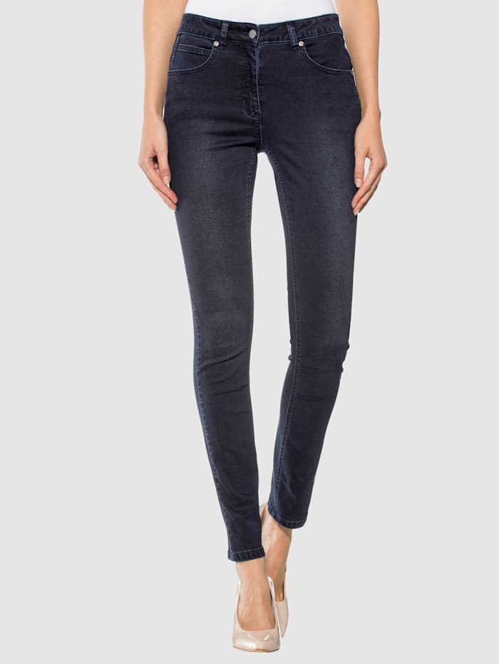 Alba Moda Jeans in flatterend model, Donkerblauw