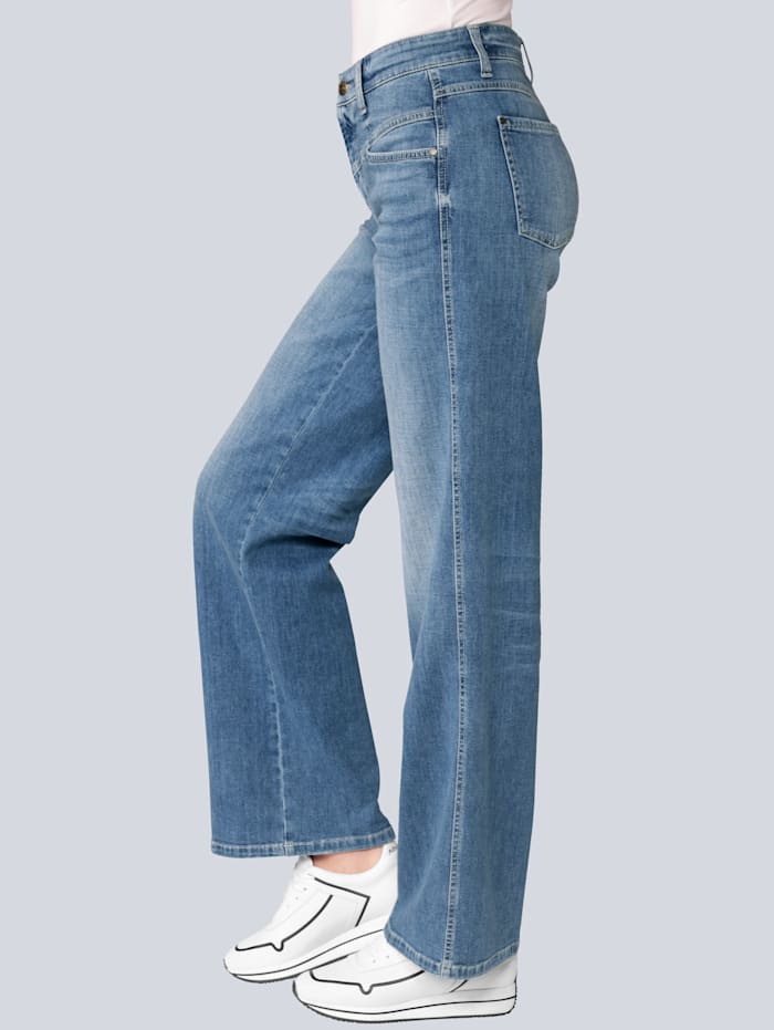 Jeans mit weitem Bein