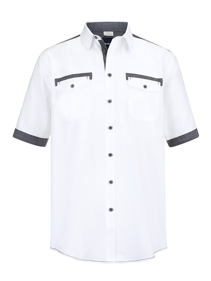 BABISTA Hemd mit feiner Struktur, Weiß