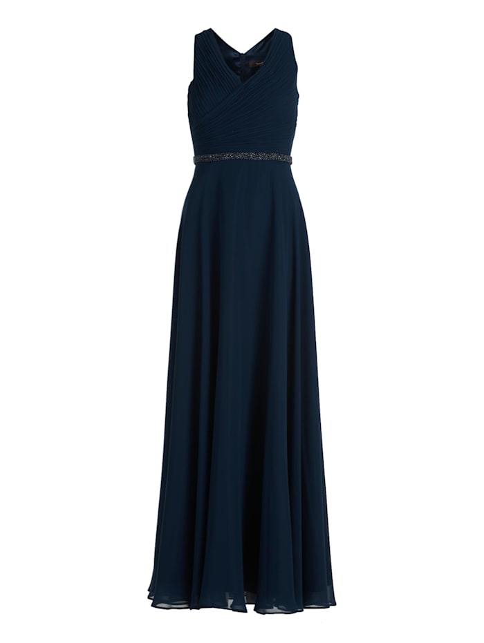 Vera Mont Abendkleid mit Plissee, Festival Blue