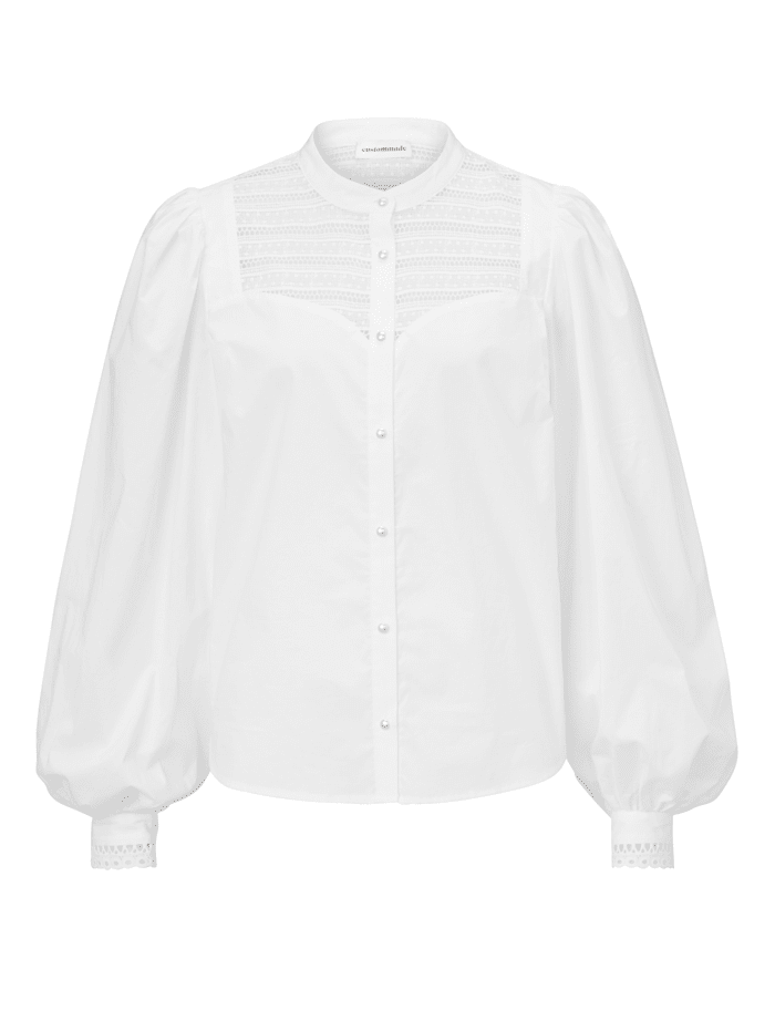 Custommade Bluse, Weiß