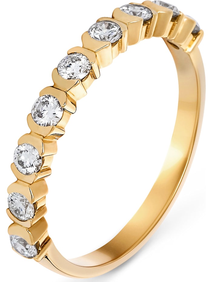 CHRIST C-Collection Damen-Damenring 9 Diamant, gelbgold