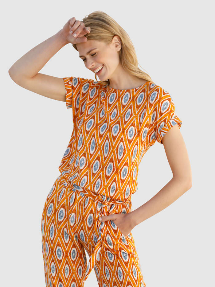 Dress In Tričko s pekným vzorom, Oranžová