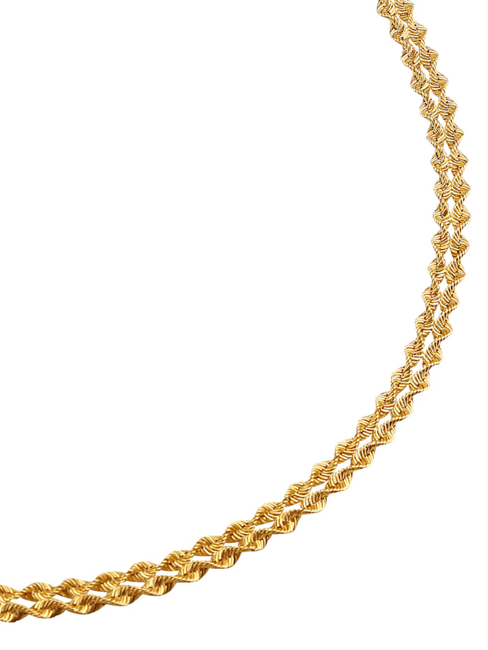 KLiNGEL Halskette in Gelbgold 375 45 cm, Gelbgold