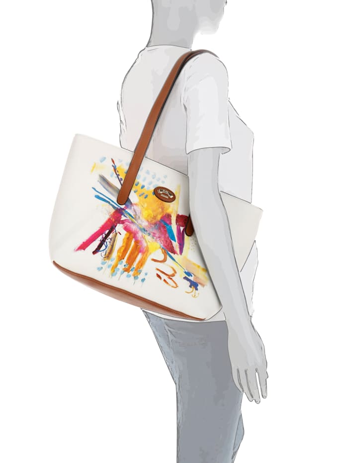 Ara Shopper met prachtige print, Multicolor