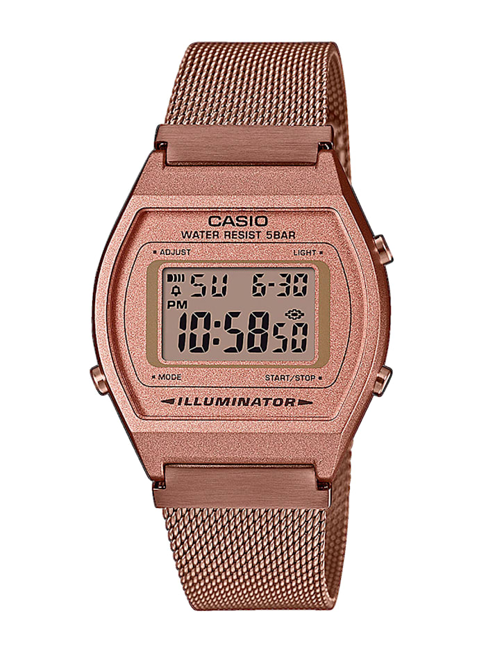 Casio Herren-Chronograph B640WMR-5AEF, Rosé