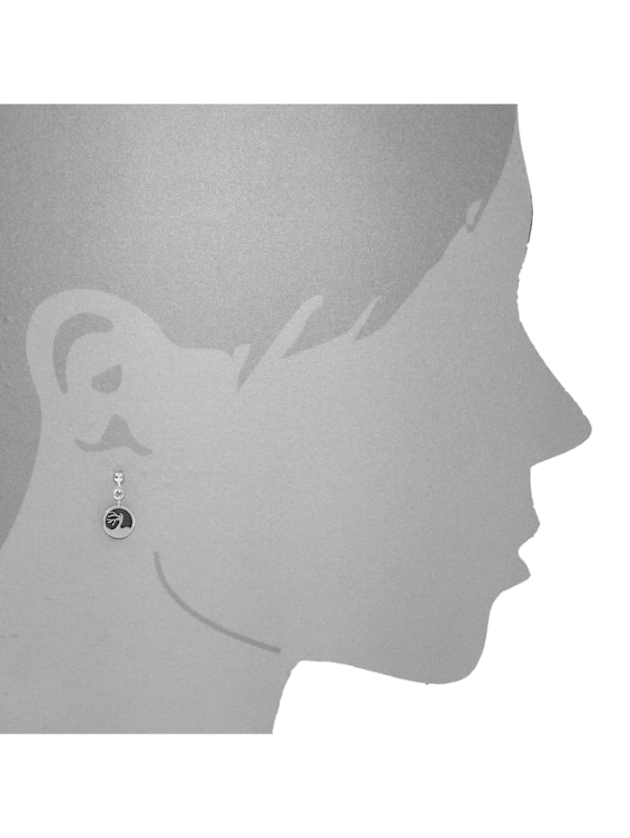 Ohrhänger - Windflüchter 10 mm - Silber 925/000 - ,