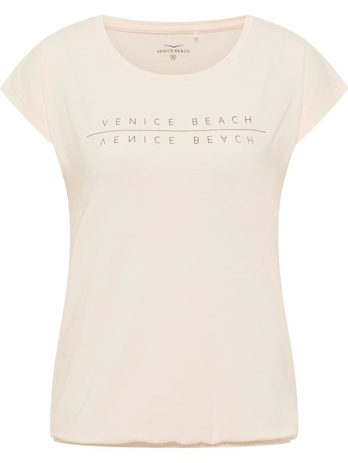 Venice Beach T-Shirt Rundhals VB WONDER, marble pink