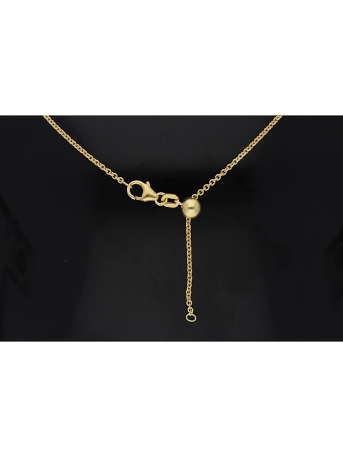 One Element Halskette | Schmuckset Set Herz 333 Herz Gelbgold - Anhänger mit aus Klingel Zirkonia
