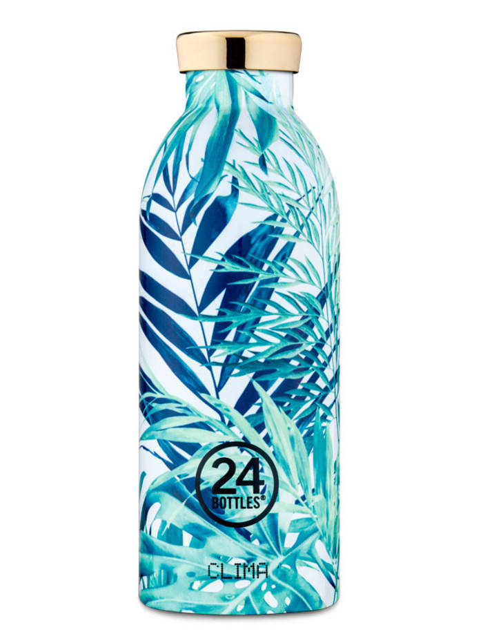 24 Bottles Edelstahlflasche, 500 ml, Blau/Weiß/Türkis