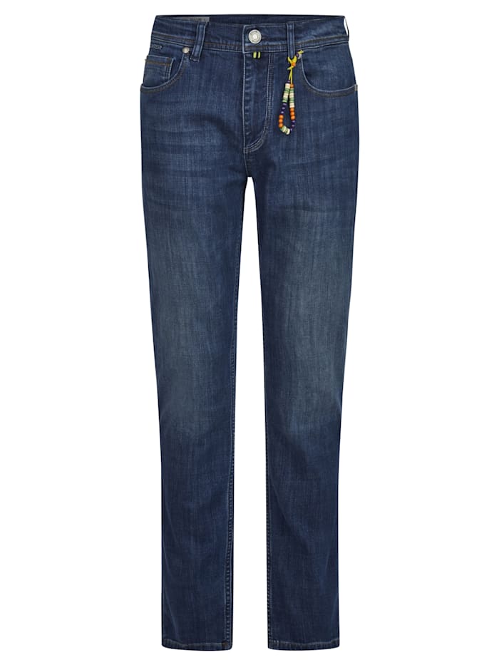 Daniel Hechter Moderne Straight Fit Jeans im 5-Pocket Style, navy