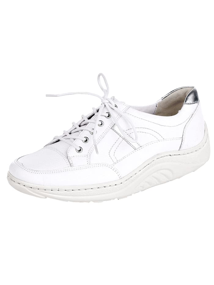 Waldläufer Lace-up shoes in a chic design, White