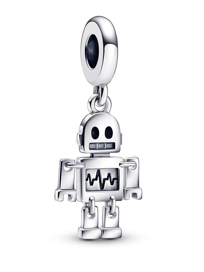 Pandora Charm-Anhänger - Bestie-Bot-Roboter -, Silber