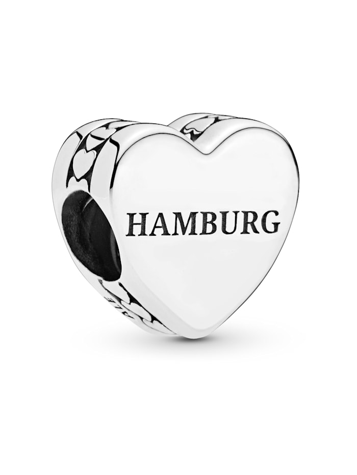 Charm -Herz- Hamburg Skyline und Schriftzug Hamburg - 792015 E011