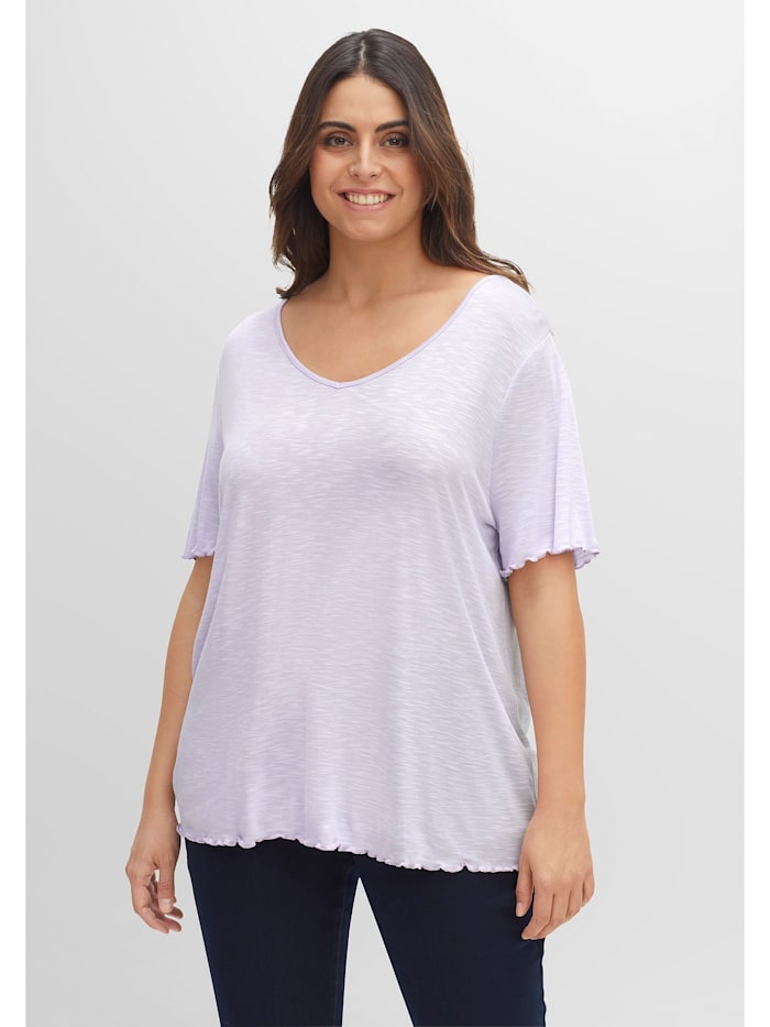 Sheego T-Shirt, lavendel