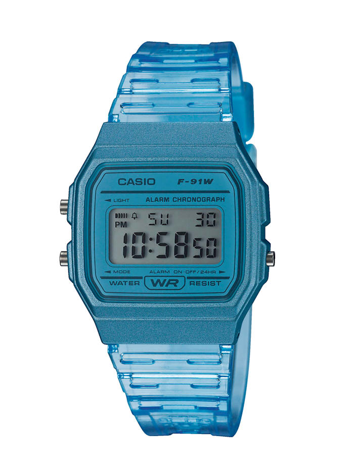 Casio Damen-Uhr Chronograph, Blau