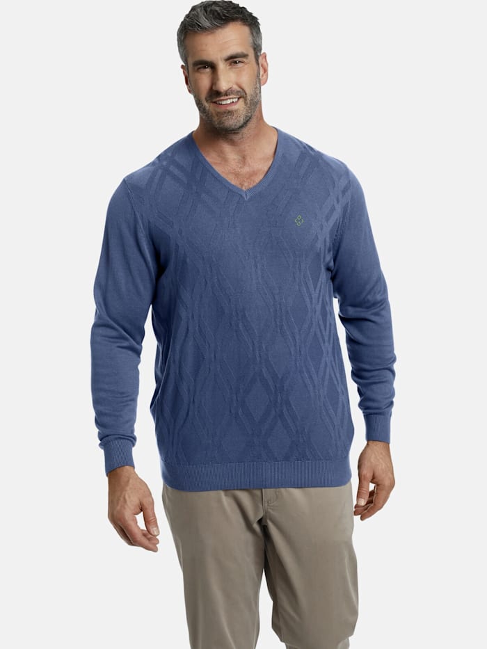 Charles Colby Pullover EARL BUAN, blau