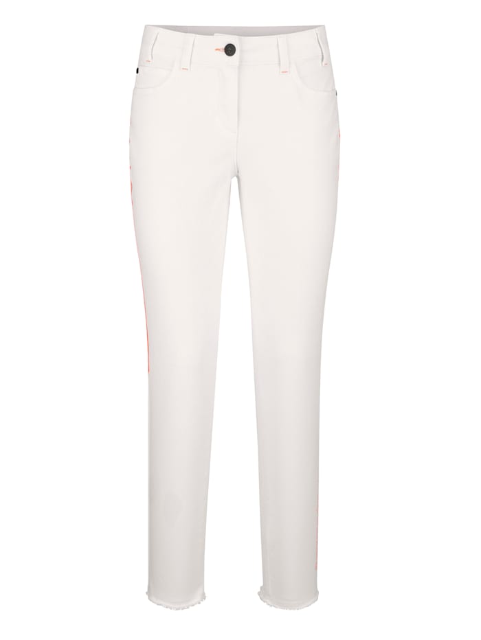 SPORTALM Jeans mit tollen Details, Weiß