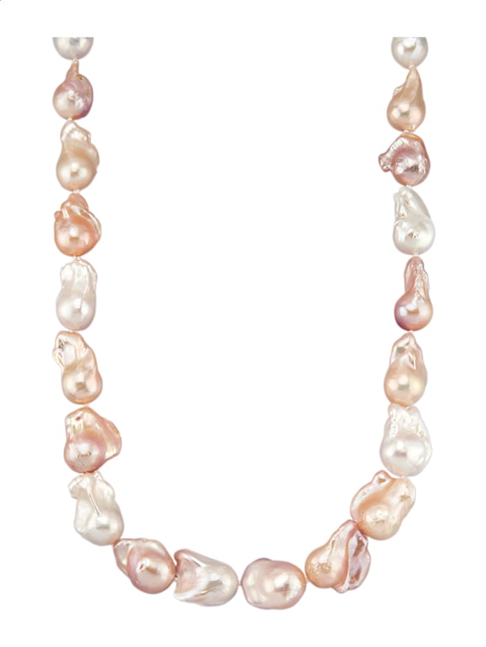 Diemer Highlights Perlen-Collier mit Süßwasser-Zuchtperlen, Multicolor