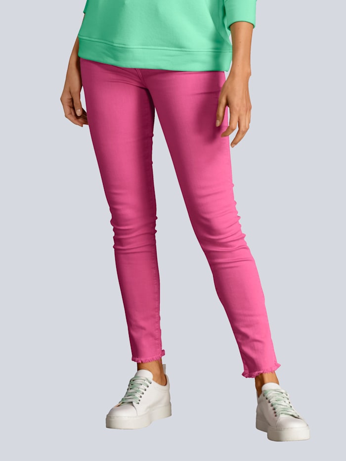 JOOP! Jeans mit modischem Saumabschluss, Pink