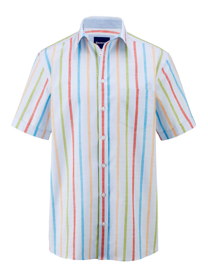 BABISTA Hemd aus reiner Baumwolle, Hellblau/Multicolor