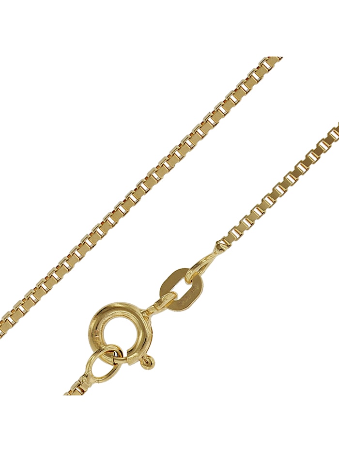 trendor Goldkette für Damen und Herren Venezianer Kette 585 Gold, gold