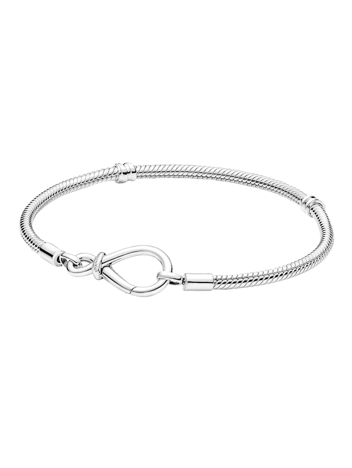 Pandora Armband - Unendlichkeitsknoten Schlangenkette - 590792C00-21, Silberfarben