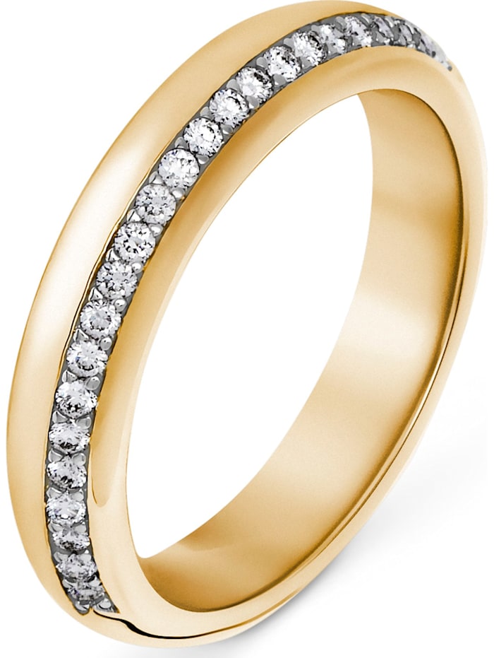 CHRIST C-Collection Damen-Damenring 24 Diamant, gelbgold