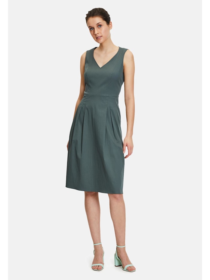 Vera Mont Sommerkleid mit V-Ausschnitt, Green Pale