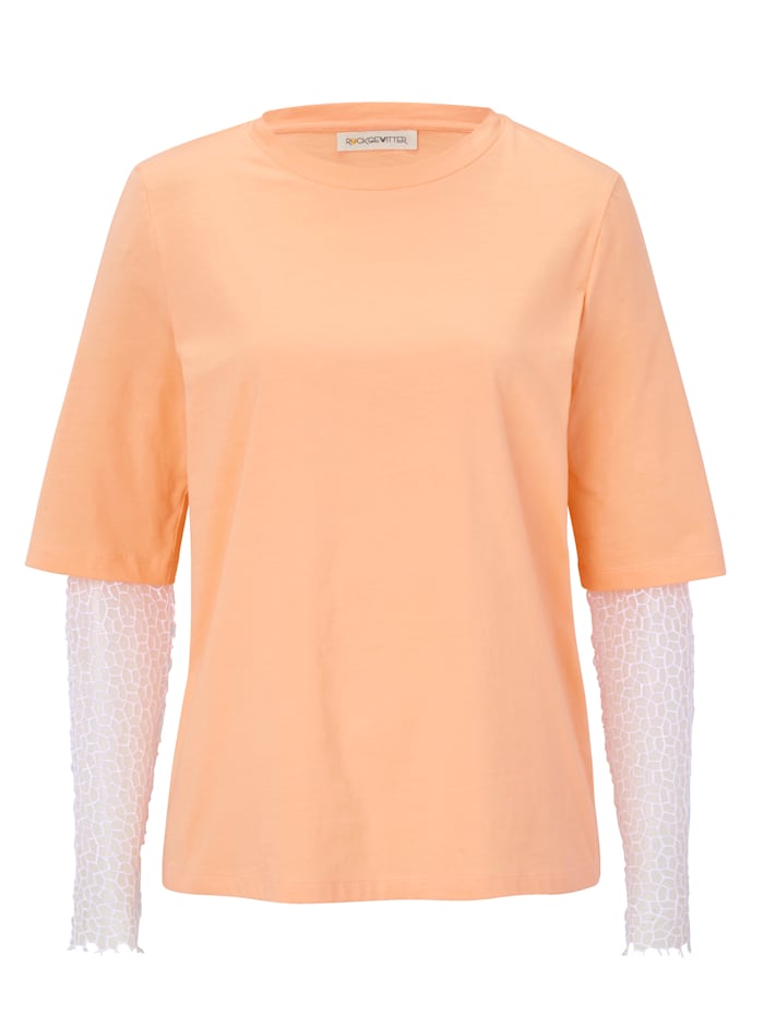 ROCKGEWITTER T-Shirt, Apricot