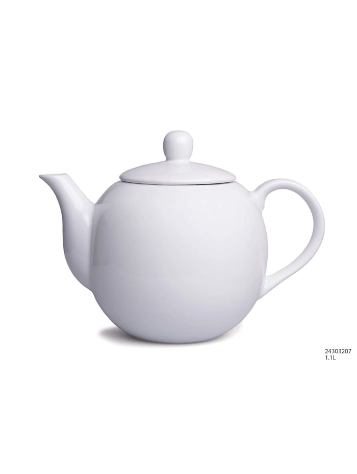 Neuetischkultur Teekanne Porzellan, Weiß