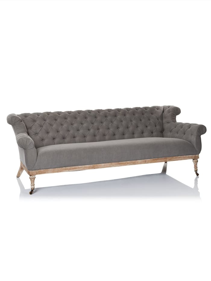 MARAVILLA Sofa, 3-Sitzer, Grau/Natur