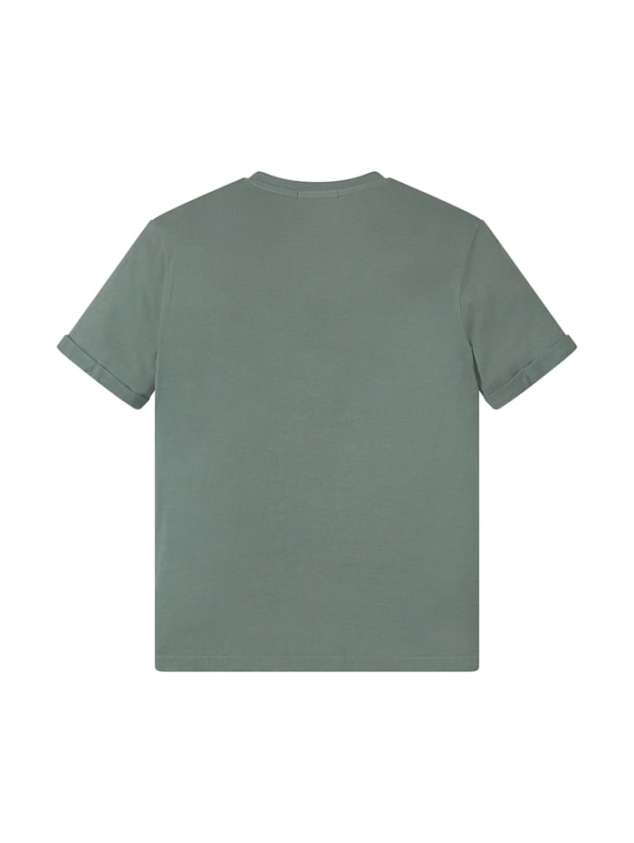 T-Shirt aus Bio-Baumwolle im Overdye Look